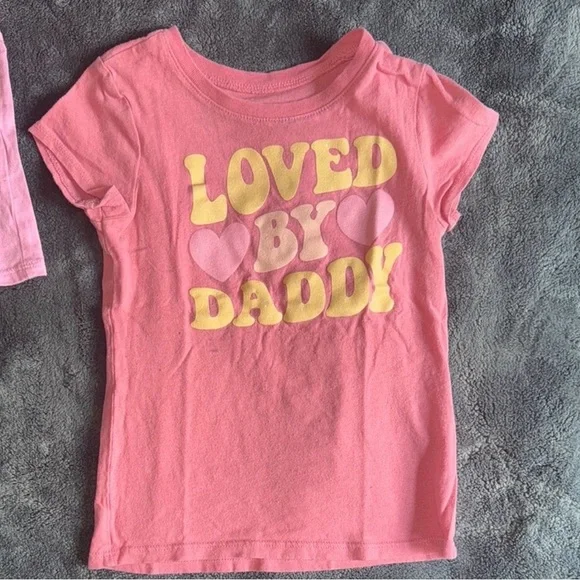 The Children's Place Pink ‘Daddy’ Graphic Tees | 4T & 5T | 4 Items - Picture 9 of 12